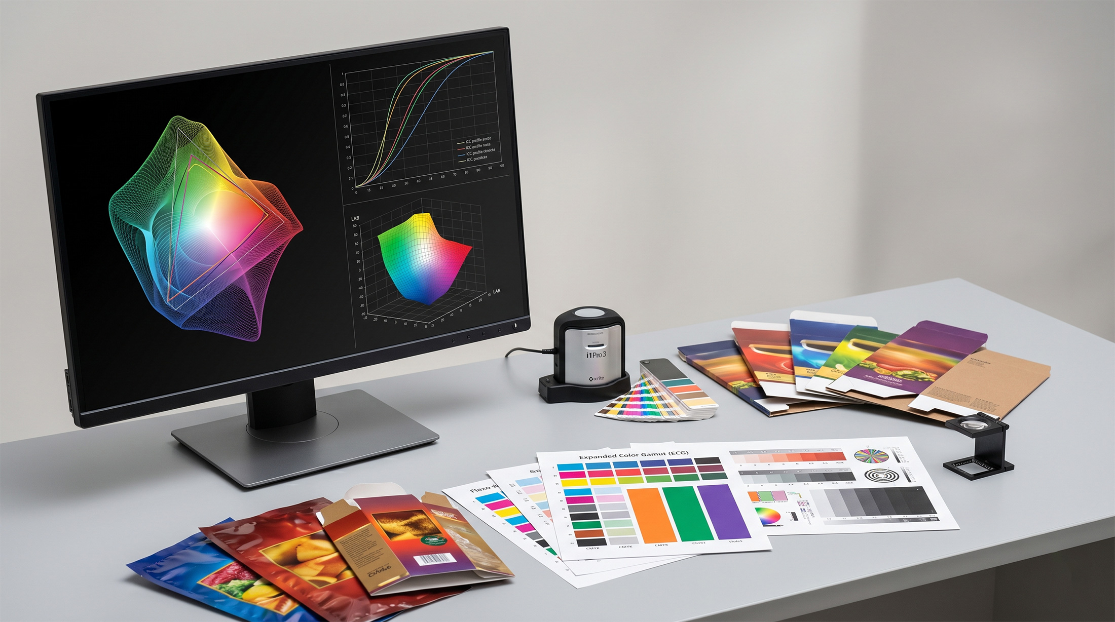 Profile ICC, Delta E și ECG — editorial tehnic flexo · Chespa Transilvania