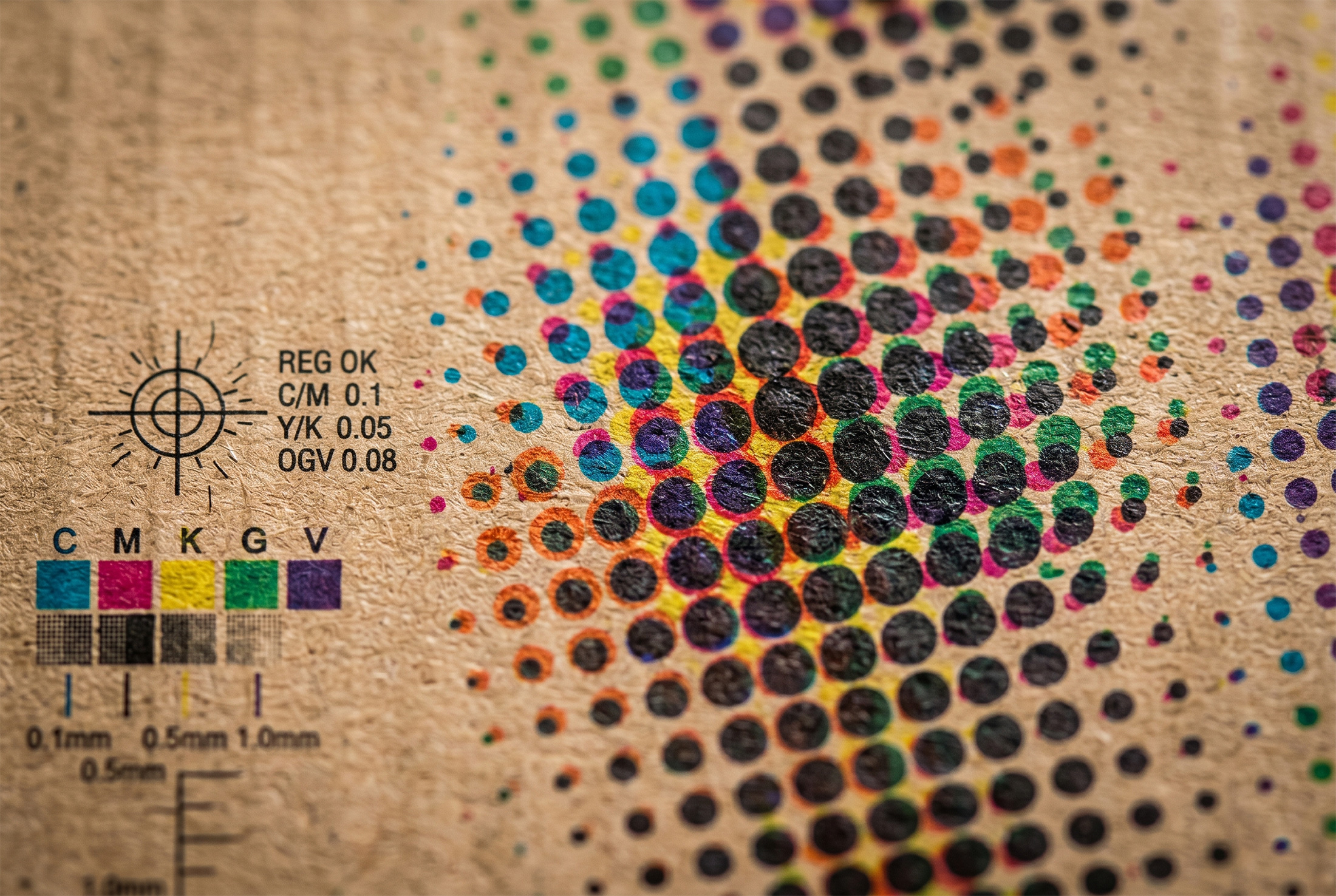 Macro raster flexo — dot gain și punctul de imprimare · Chespa Transilvania