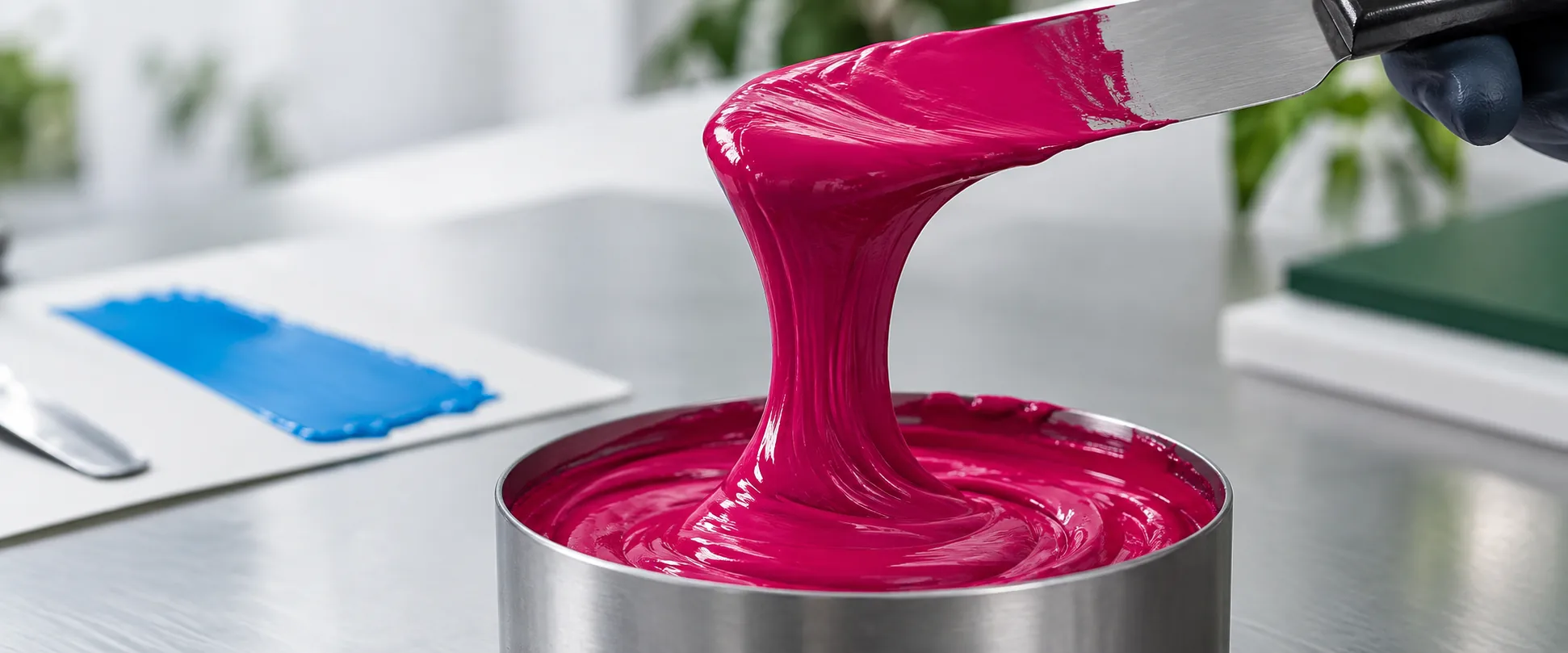 Consistența unei cerneluri magenta
