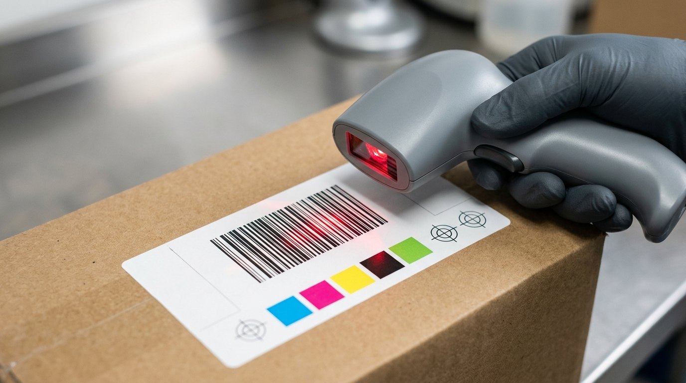 Verificarea calității codului de bare imprimat pe ambalaj din carton ondulat cu echipament optic dedicat · Chespa Transilvania